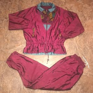 90s VTG Winterset TrackSuit WINDBREAKER Medium set